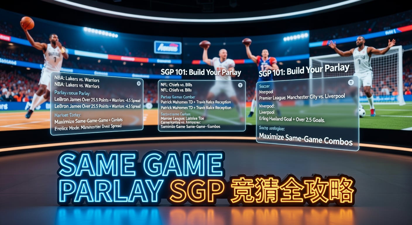 same game parlay SGP：组合投注实战与风控指南