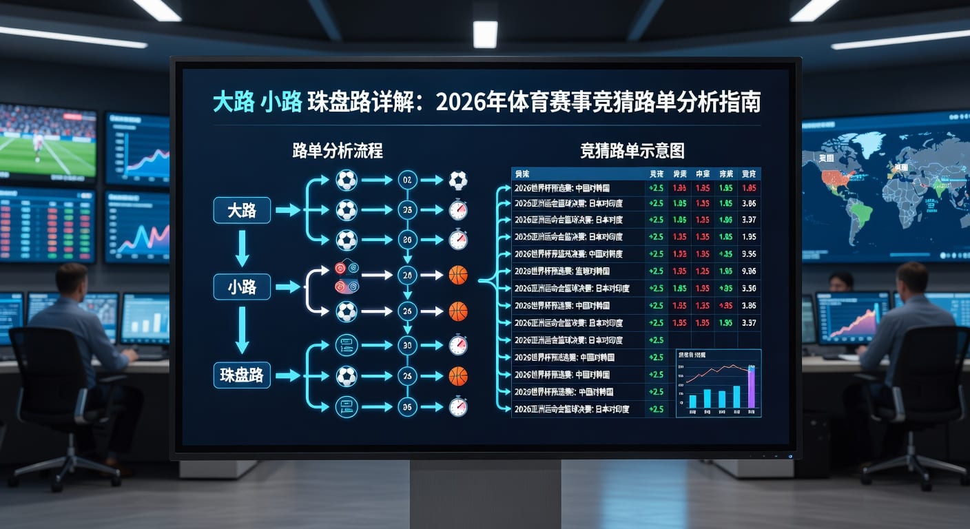 大路 小路 珠盘路：2026年走地投注技巧