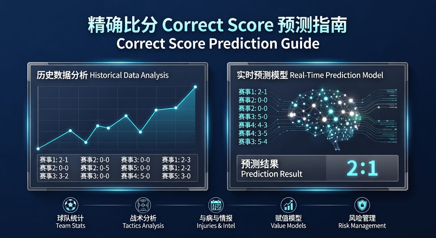 精确比分 correct score：速8体育官网投注技巧与实战判断
